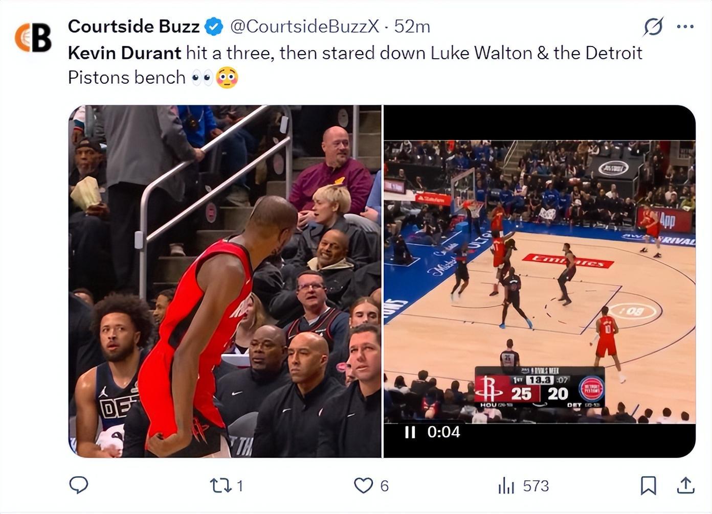 背靠背两战68分燃尽了！37岁KD不足24小时鏖战85分钟：火箭又啃老